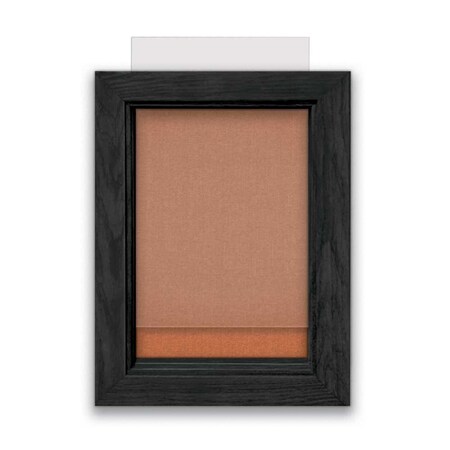 United Visual Products Indoor Enclosed Combo Board, 72"x36", Gold Frame/Black & Medium Grey UVCB7236G-BLACK-MEDGRY